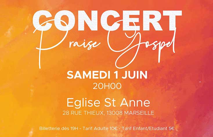 Concert Praise Gospel au profit de la Ribambelle